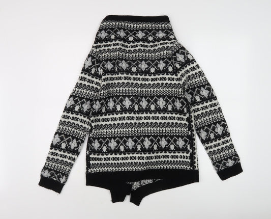 Womens UK Size M Oasis Black Cardigan Jumper