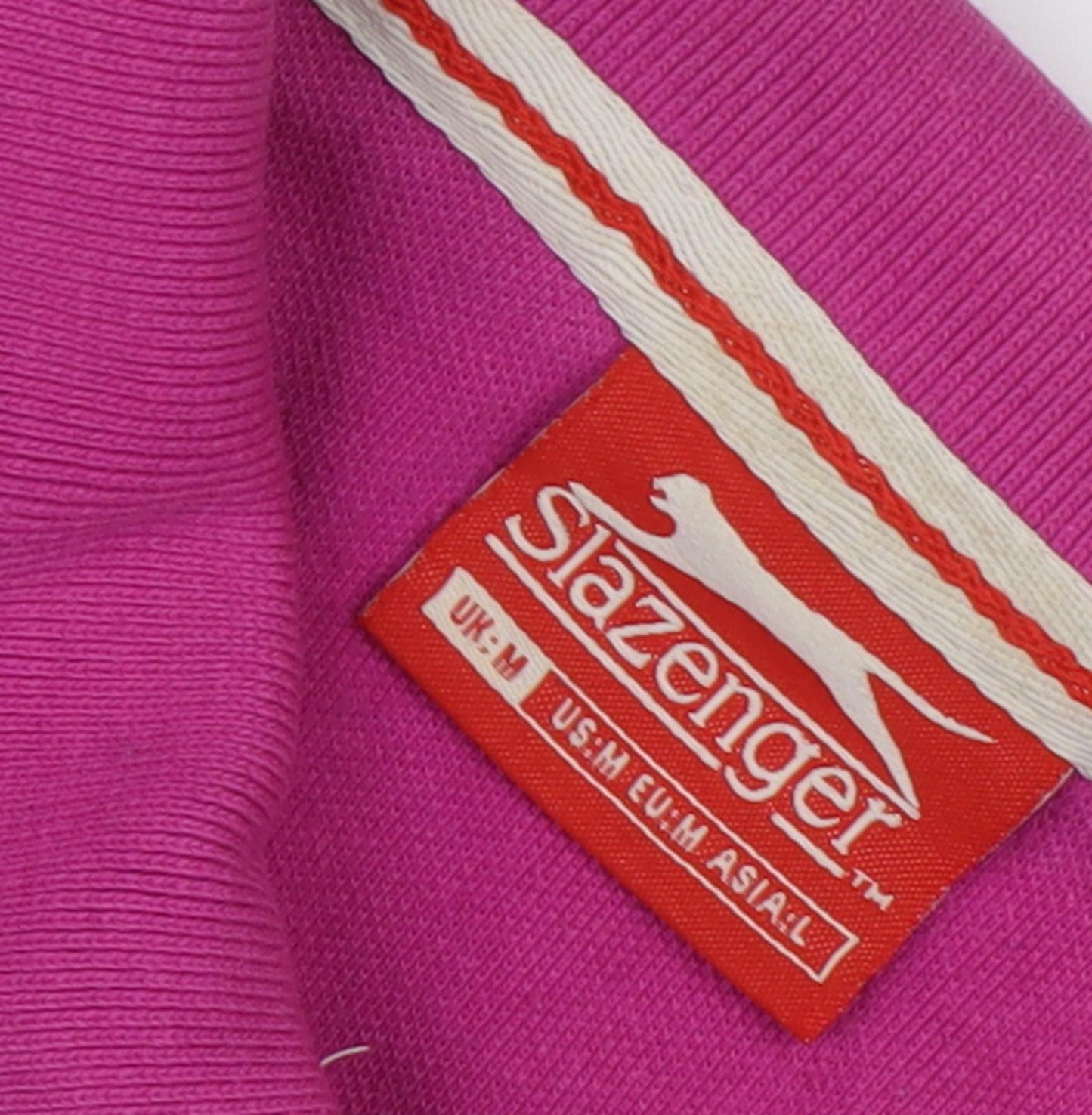 Slazenger Men's Pink Polo Shirt Size M