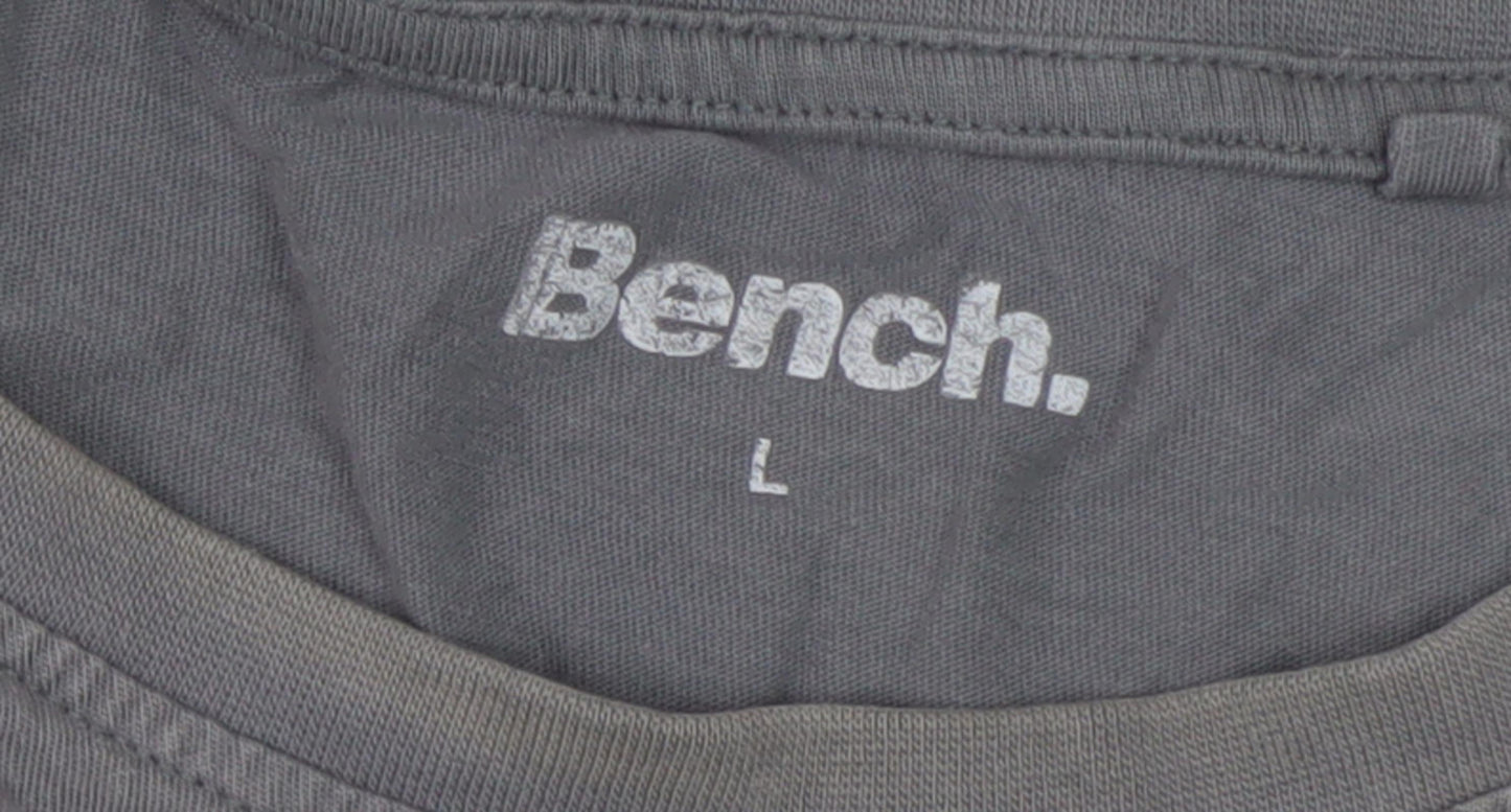 Mens UK Size L Bench Grey T-Shirt