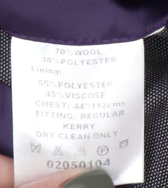 Mens UK Size 44 Paul Costelloe Regular Grey Suit Jacket