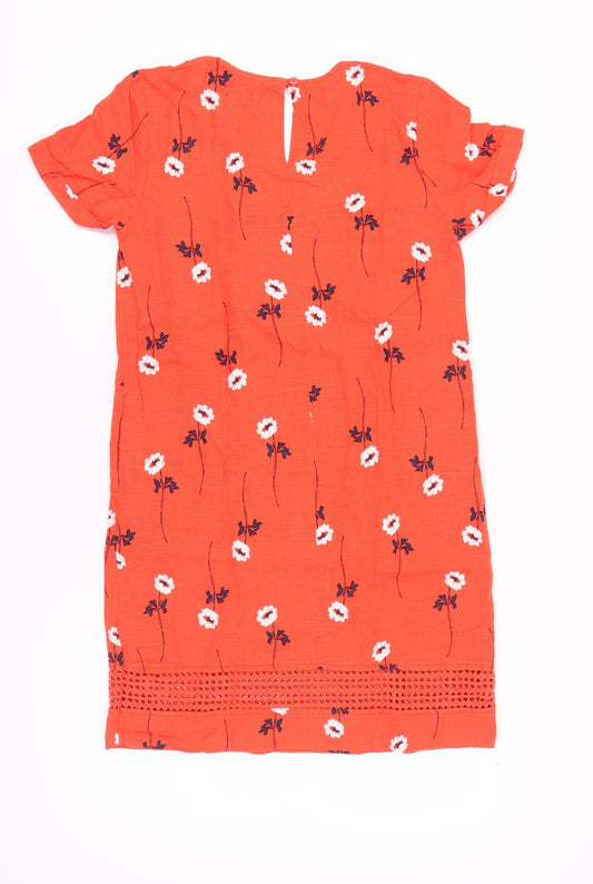 Next Women's Multicoloured Floral Short Sleeve Dress