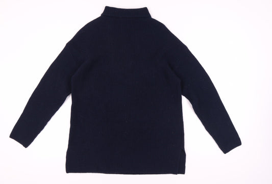 Womens UK Size M Marks and Spencer Blue Pullover Jumper