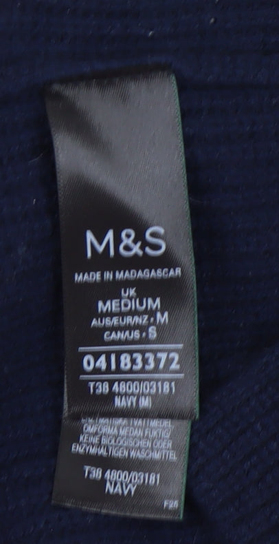 Womens UK Size M Marks and Spencer Blue Pullover Jumper