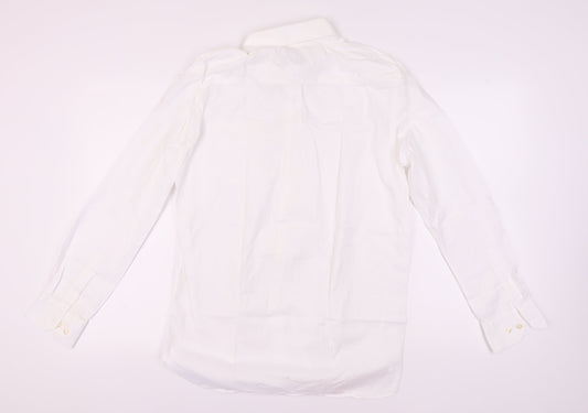 Mens UK Collar Size 15.5 Howick Smart White Dress Shirt
