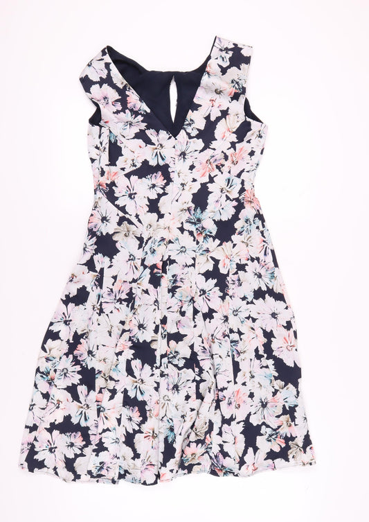 Monsoon Women's Floral Fit & Flare Dress, Size 12