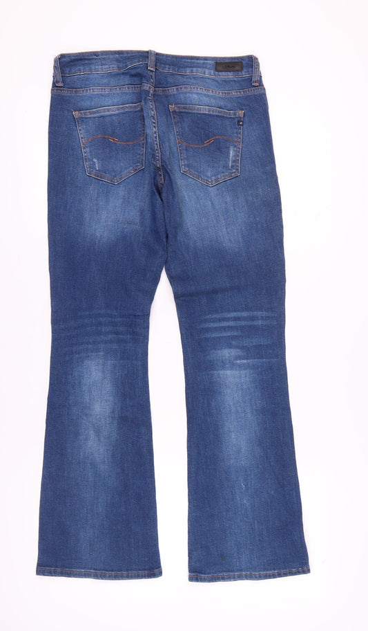 s.Oliver Women's Blue Slim Bootcut Jeans Size 30