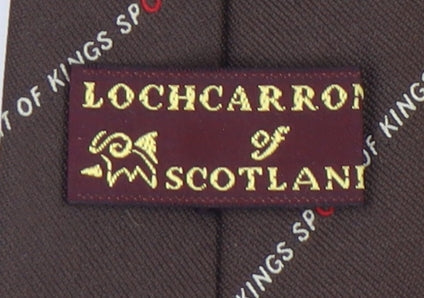 Lochcarron of Scotland Men's Brown Silk Animal Tie
