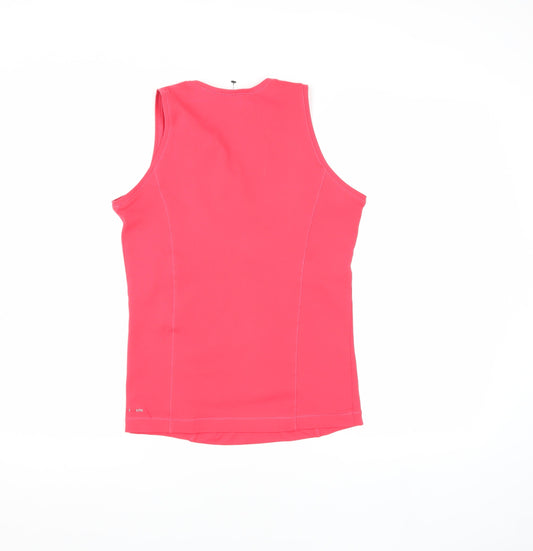 Adidas Women's Pink Sleeveless Tank Top