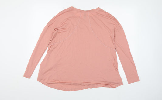 Sweaty Betty Women's Pink Long Sleeve Activewear Top 2XS