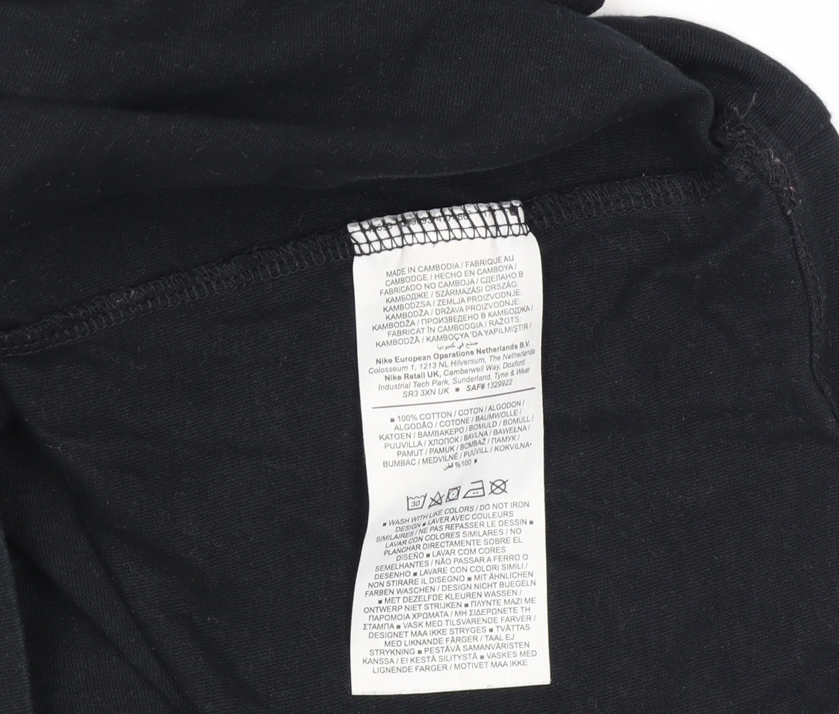 Jordan Men's Black Graphic Sports T-Shirt Size L