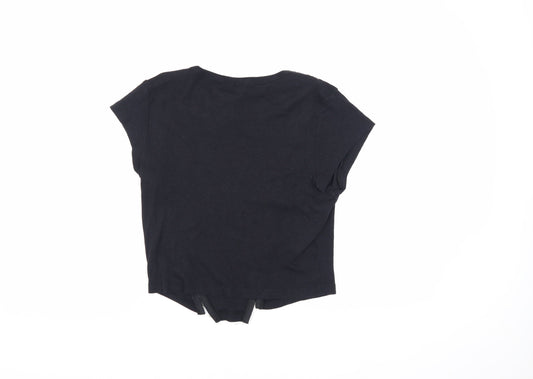ASOS DESIGN Women's Black T-Shirt Size 6