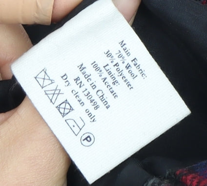 Jack Wills Women's Multicoloured Plaid Skirt Size 8