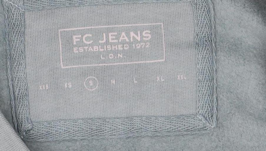 FC Jeans Women's Blue Graphic Sweatshirt Size 8