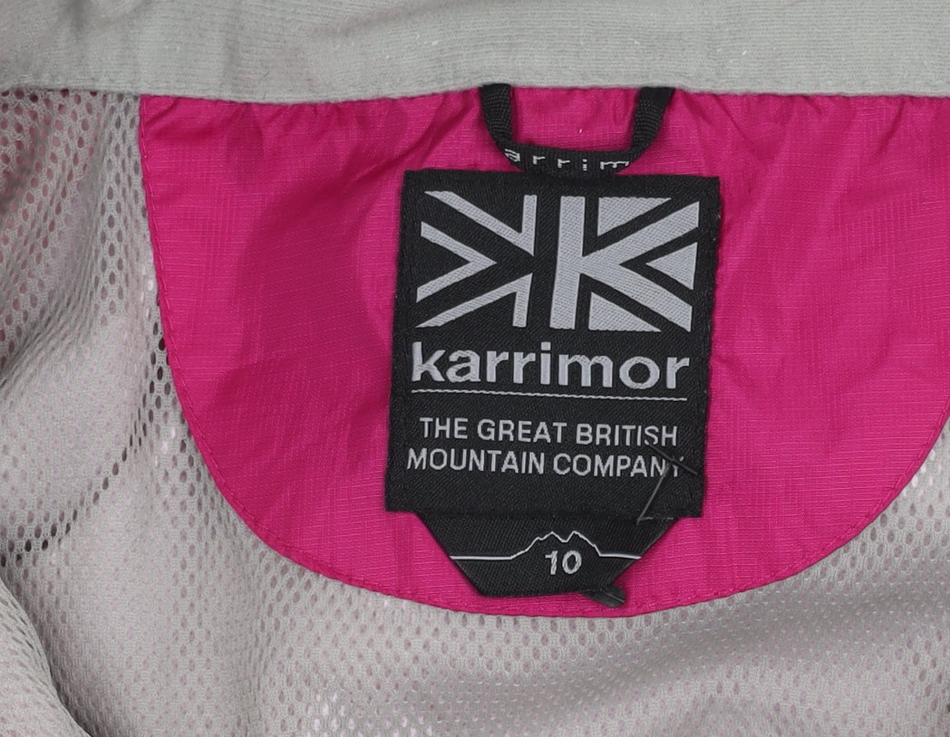 Karrimor Women's Pink Hooded Jacket Size 10