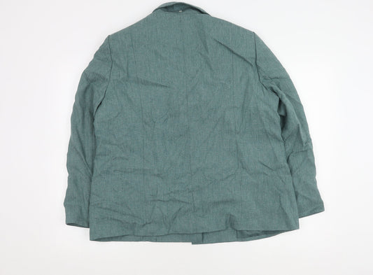 Honor Millburn Women's Green Blazer Plus Size 20