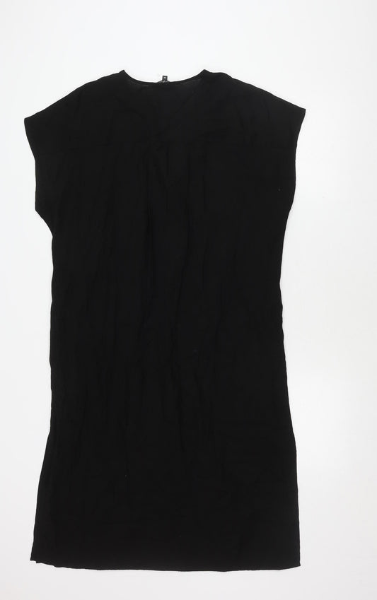 Jasper Conran Women Black Dress M Cotton