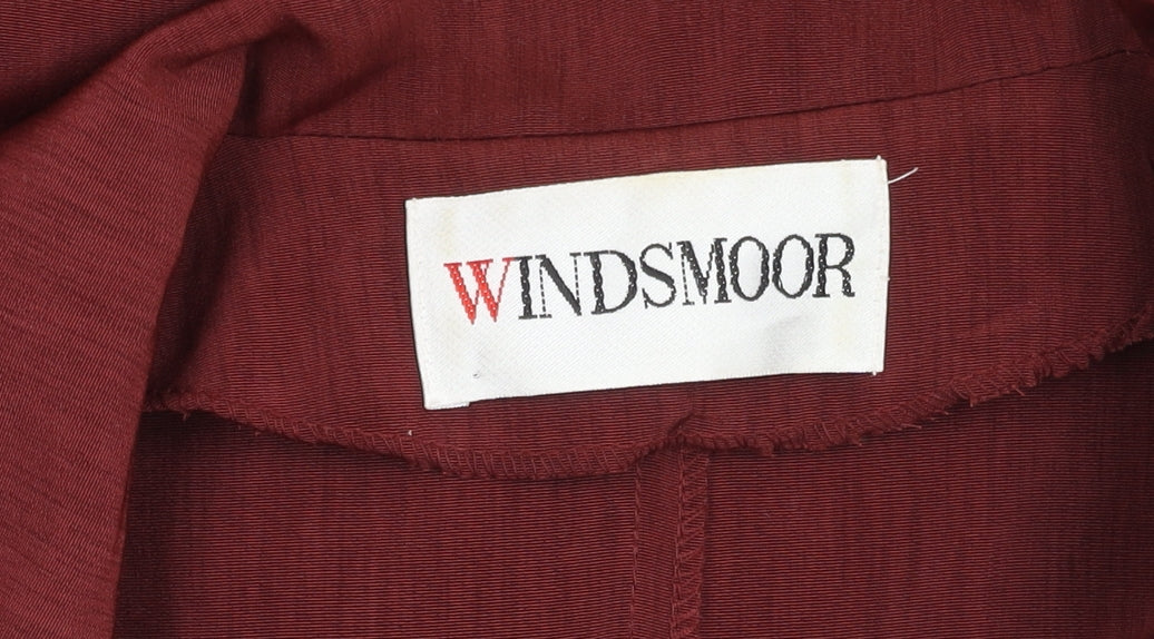 Womens UK Size 16 Windsmoor Red Basic Jacket
