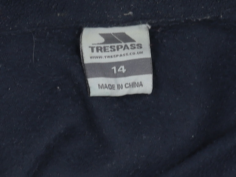 Womens UK Size 14 Trespass Blue Basic Jacket