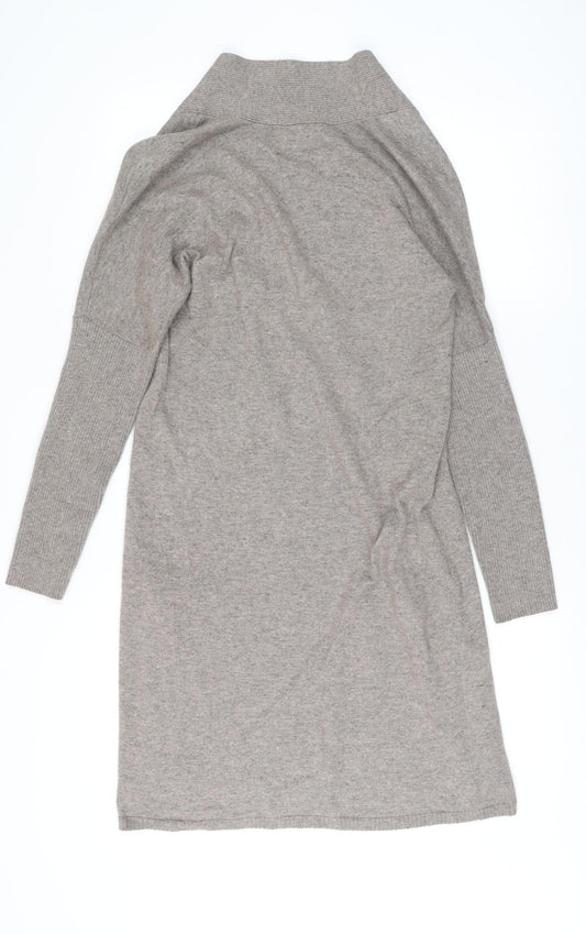 Monsoon Grey Jumper Dress Medium Women's Casual Knit