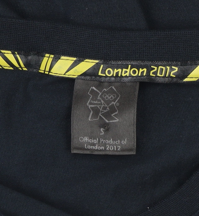 London 2012 Men's Black Olympic T-Shirt, Size S, Sports