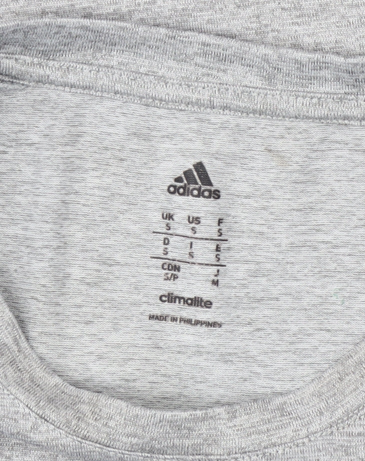 Adidas Men's Grey Short Sleeve Athletic T-Shirt
