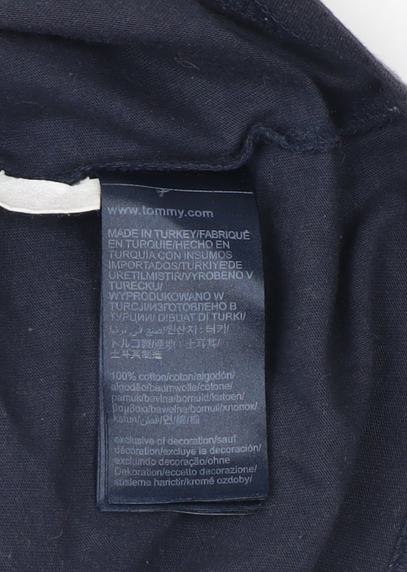 Tommy Hilfiger Men's Blue Beige S T-Shirt