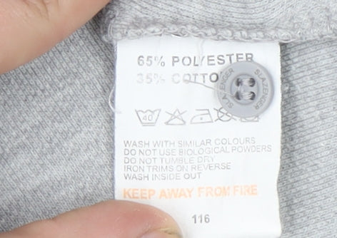 Slazenger Men's Grey Short Sleeve Polo Shirt L