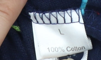 Pierre Cardin Men’s Blue Striped Polo Shirt L