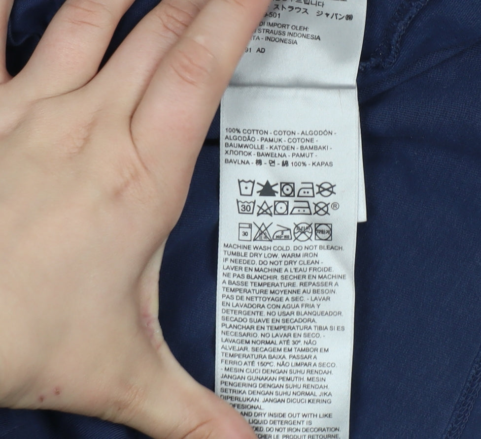 Levi's Men's Blue Graphic Logo T-Shirt M