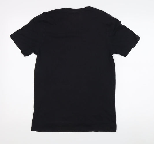 Mens UK Size M HUGO BOSS Black T-Shirt