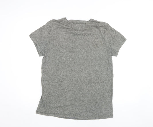 Mens UK Size L Tommy Hilfiger Grey T-Shirt