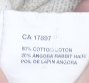 GAP Women's Striped Hoodie, Brown Medium Cotton Blend