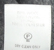 BH Women’s Grey Wool Overcoat, Size 12, Classic Style