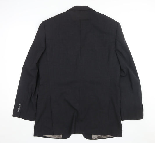 Mens UK Size 42 Marks and Spencer Regular Black Suit Jacket
