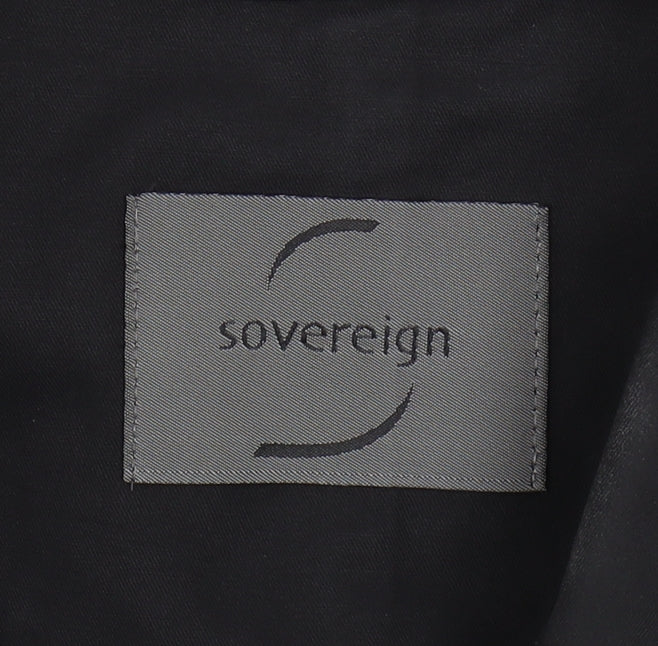 Mens UK Size S Sovereign Black Overcoat
