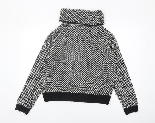 Womens UK Size M New Look Black Pullover Jumper