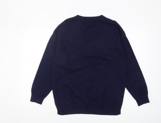 Womens UK Size L Paramour Blue Pullover Jumper