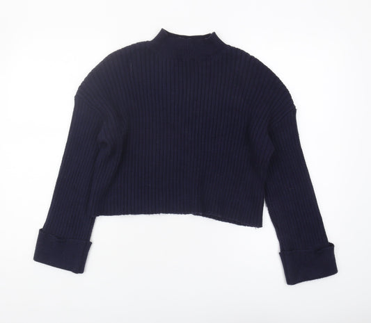 Womens UK Size M New Look Blue Pullover Jumper