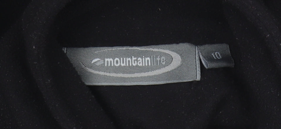 Womens UK Size 10 mountainlife Black Sweatshirt