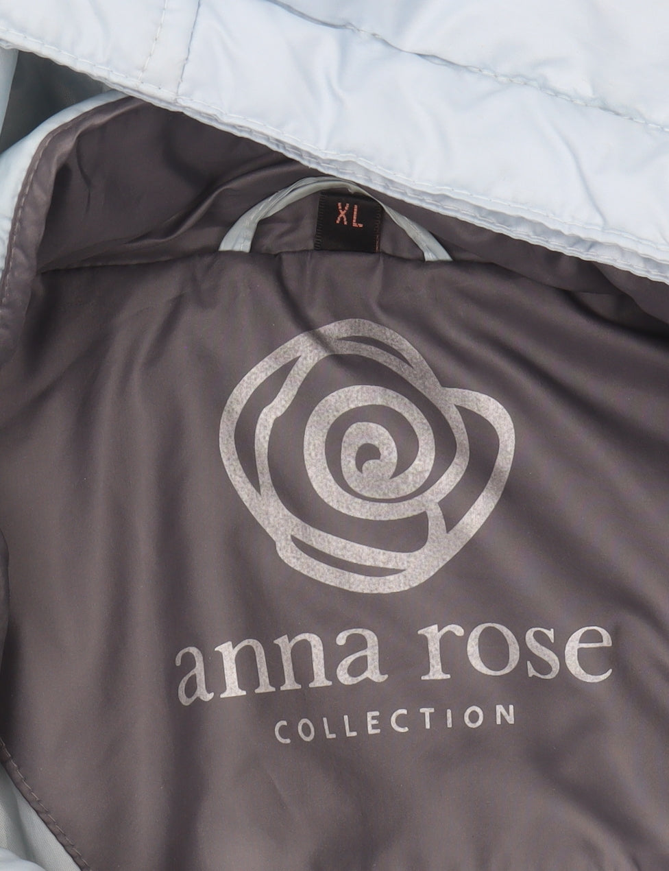 Womens UK Size XL Anna Rose Blue Quilted Coat