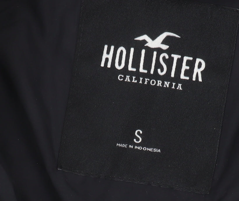 Womens UK Size S Hollister Black Basic Jacket