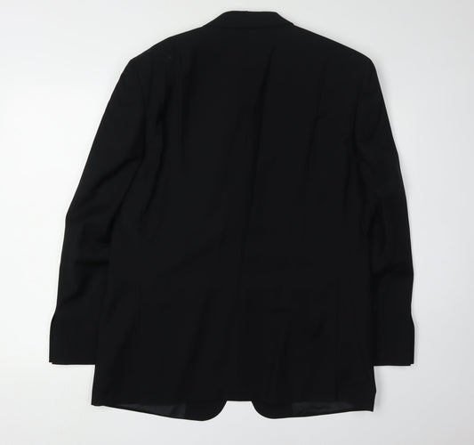 Mens UK Size 44 Baumler Regular Black Suit Jacket