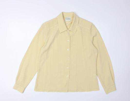 Womens UK Size 10 Eastex Beige Button-Up