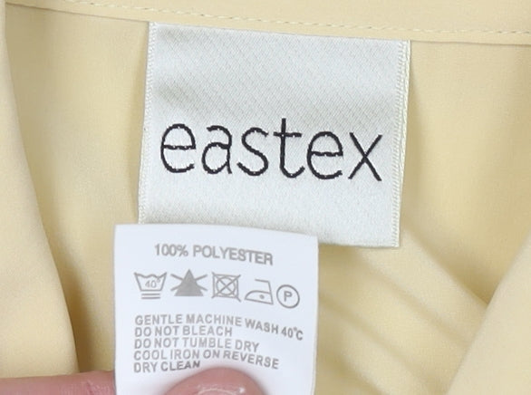 Womens UK Size 10 Eastex Beige Button-Up