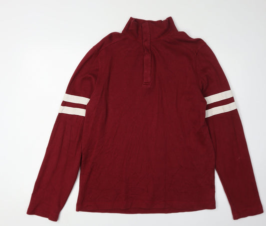 Mens UK Size S Banana Republic Red Pullover Jumper