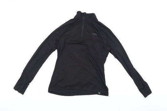 Womens UK Size 14 USA Pro Black Gym & Training Running & Jogging Jacket
