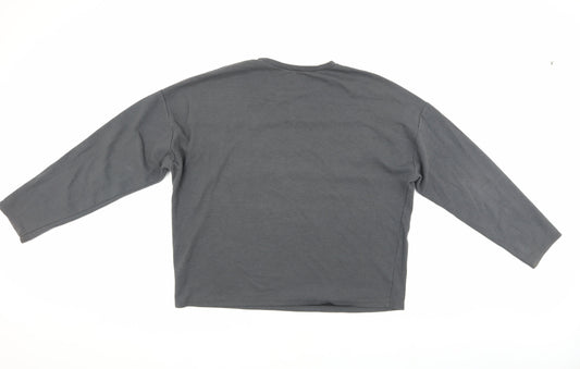 Zara Men's Grey XL Pullover Sweatshirt