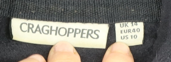 Craghoppers Women's Black Pullover Fleece, Size 14