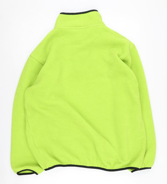 Womens UK Size L Lands' End Green Pullover Sweatshirt