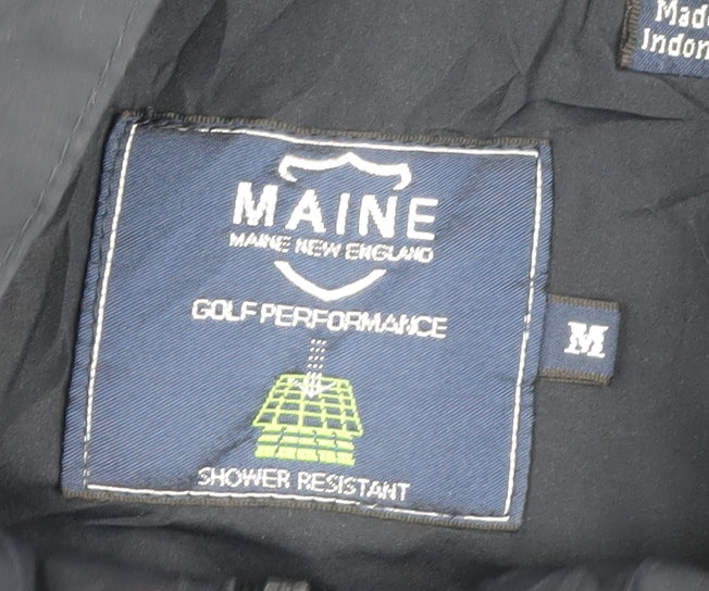 Mens UK Size M Maine Black Basic Jacket